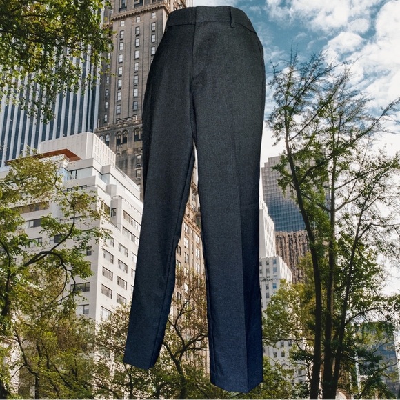 Perry Ellis business dress slacks classic dark grey slim fit - Picture 1 of 6